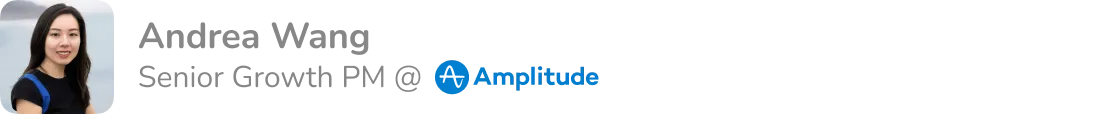 Andrea Wang (Amplitude)