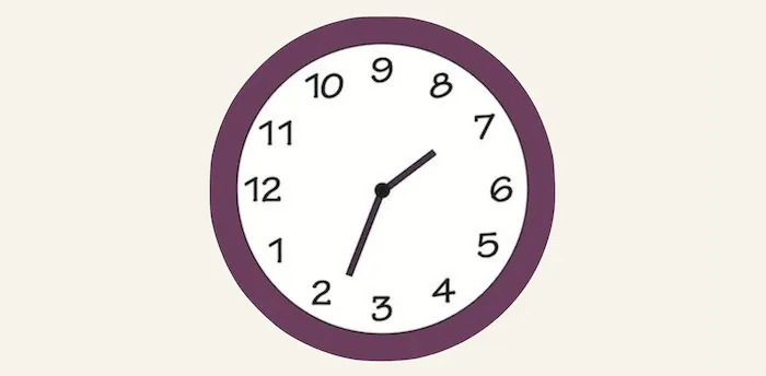 Reversed clock